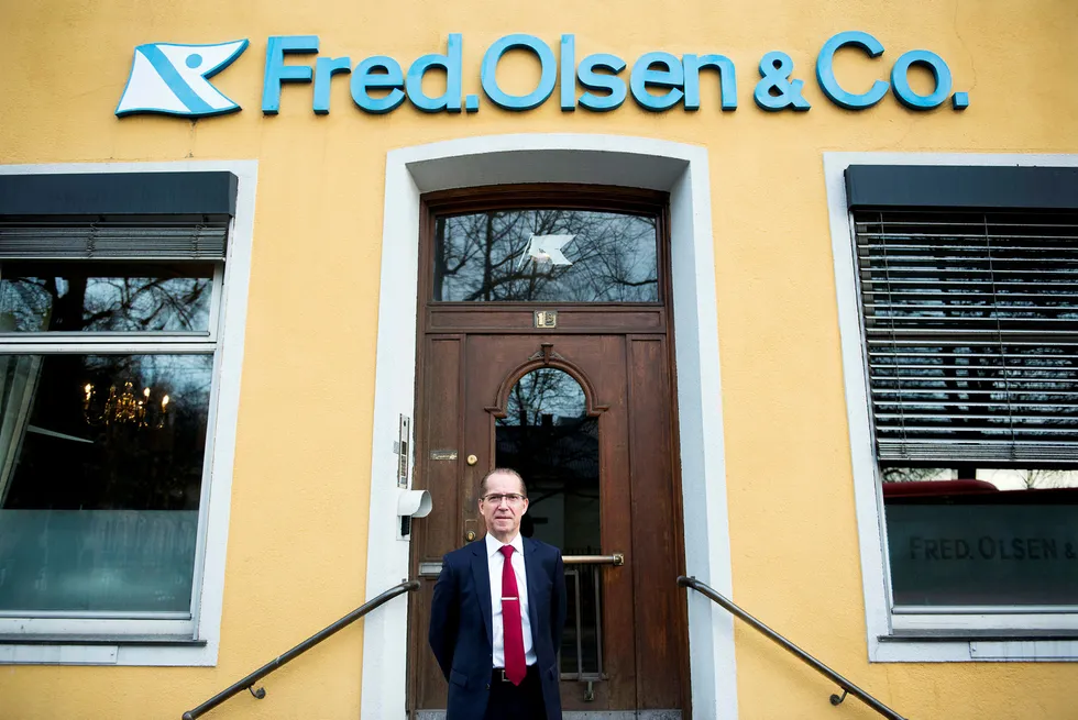 Administrerende direktør Ivar Brandvold i Fred. Olsen Energy. Selskapets kurs har falt 30 prosent på Oslo Børs det siste året. Foto: Per Ståle Bugjerde