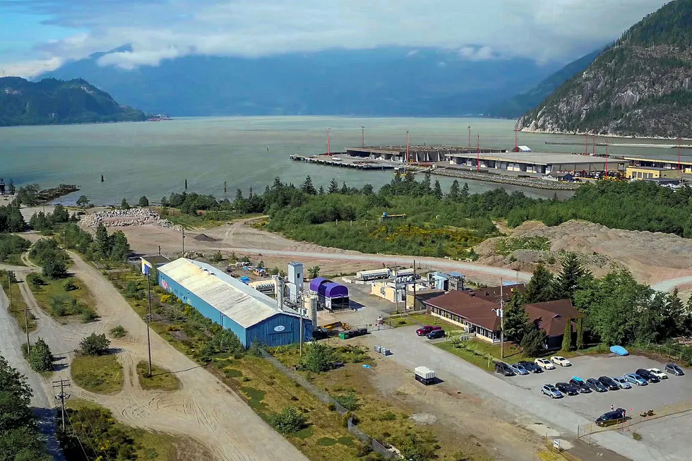 Pilot: Carbon Engineering’s plant in Squamish, British Columbia