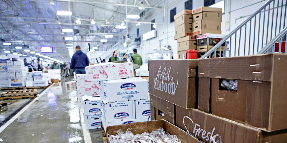 Fulton Fish Market continues operating, "busier than ever."