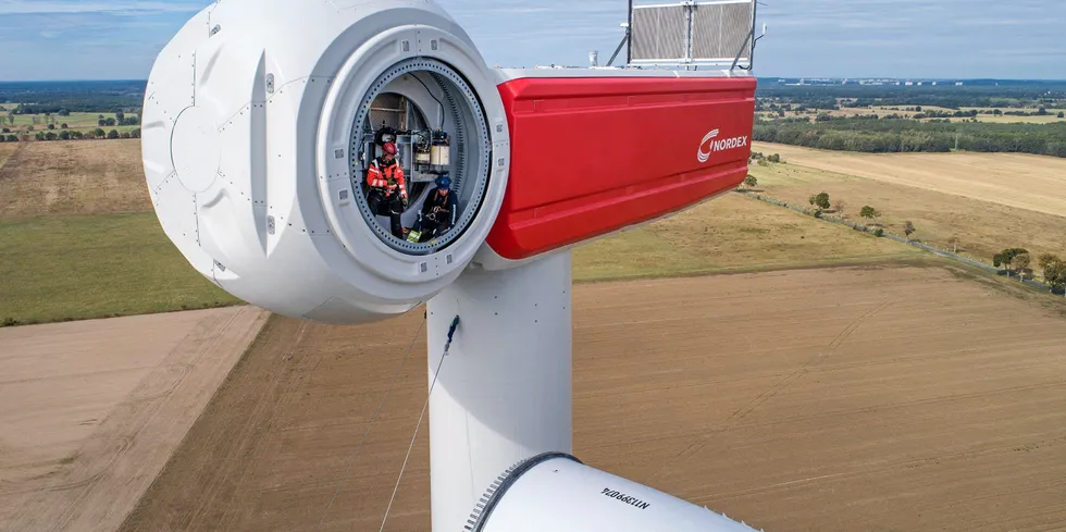 Nordex said demand is shifting to larger turbines.