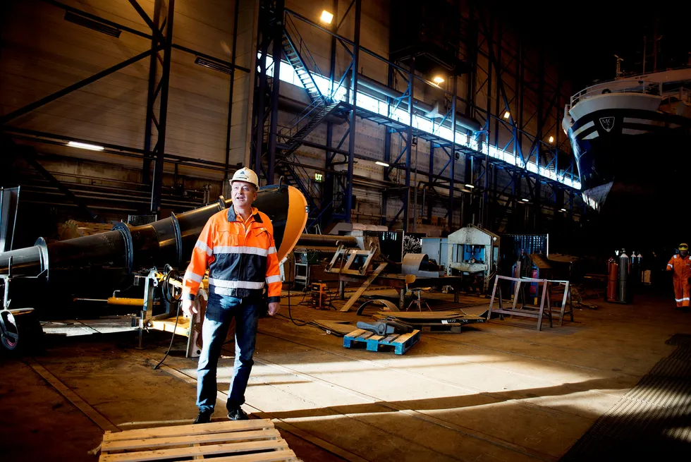 Administrerende direktør Greger Mannsverk i skipsverkstedet Kimek i Kirkenes understreker at både Russland og Norge trenger hverandre i nord. Foto: Mikaela Berg