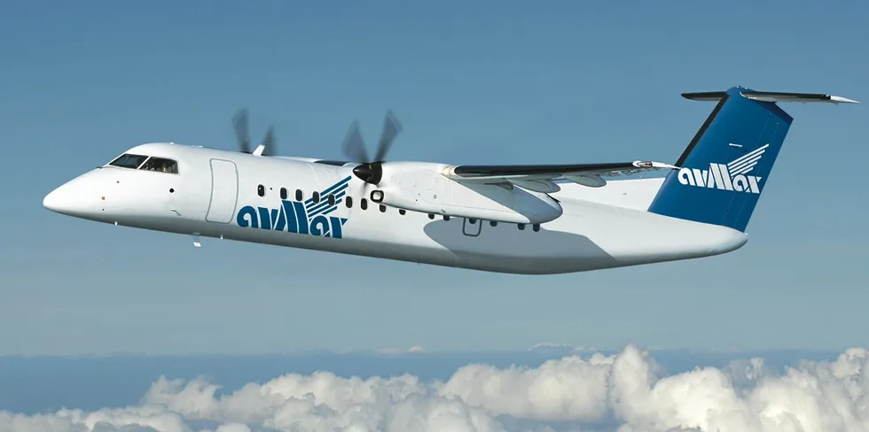 An Avmax turboprop aircraft plane.