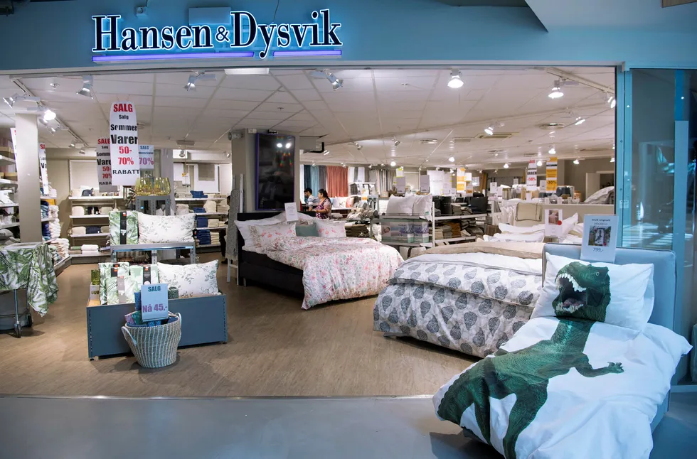 Hansen & Dysvik butikk på Lillestrøm.