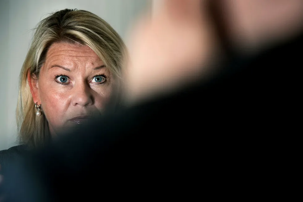 Næringsminister Monica Mæland og regjeringen ble stoppet av stortingsflertallet. Foto: Elin Høyland