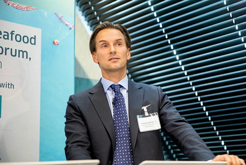 DNB Markets head of equity research Stein Alexander Aukner said investors are pricing in maximum fines against the stock-listed salmon farming companies.