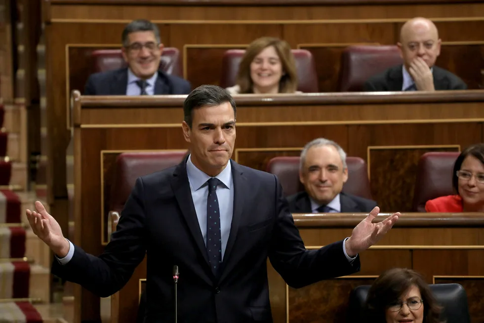 Spanias statsminister Pedro Sanchez mener Gibraltar tilhører Spania.