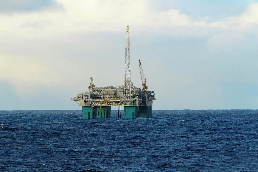 Output resumes: at the Gjoa platform in the North Sea
