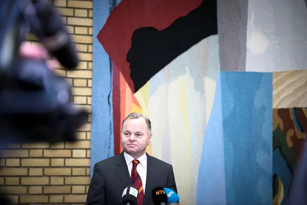 Rødt vurderer å fremme mistillitsforslag mot stortingspresident Olemic Thommessen. Foto: Hanna Kristin Hjardar