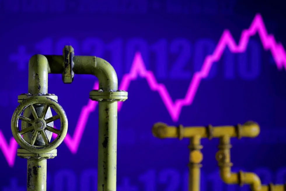 Europeiske gasspriser steg kraftig – brøt fem uker med fall