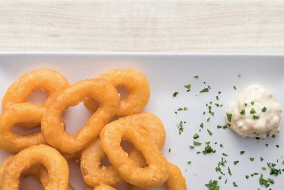 The vegan calamari rings are tasty, high in protein, and have the potential for commercialization, the researchers claim.
