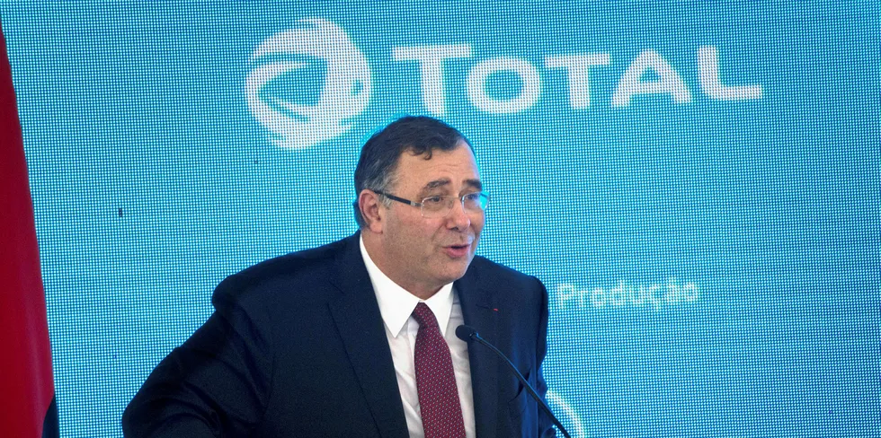 CEO of France's Groupe Total Patrick Pouyanne.