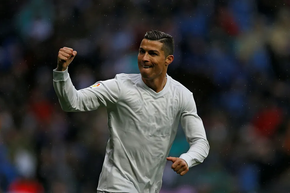 Real Madrid's Cristiano Ronaldo er ifølge tyske Der Spiegel i skattetrøbbel. Her fra en fotballkamp sist helg. (AP Photo/Francisco Seco) Foto: Francisco Seco/AP Photo/NTB Scanpix.