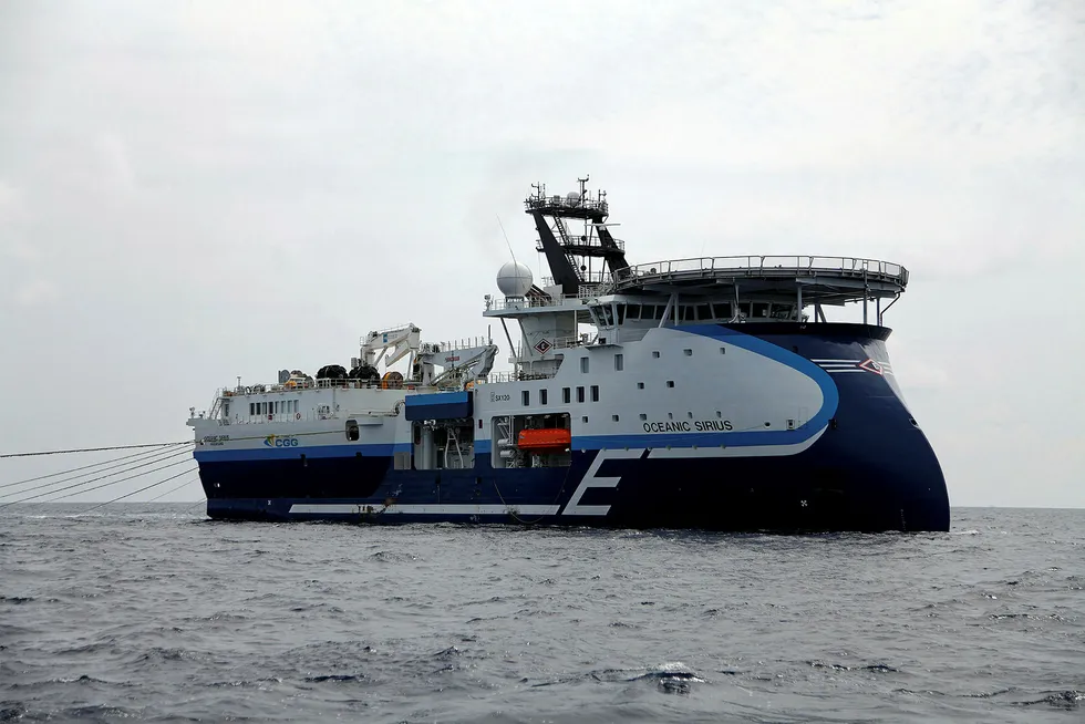 New seismic: the CGG seismic research vessel Oceanic Sirius