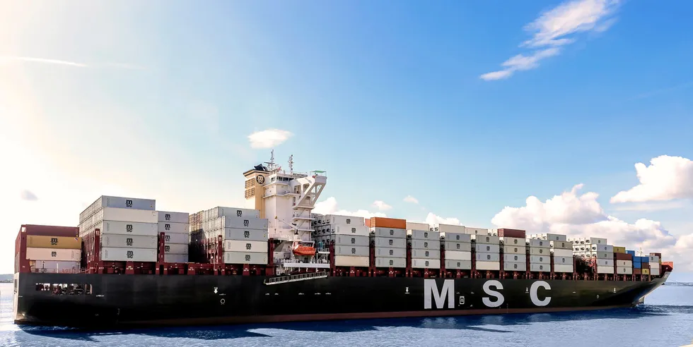 MSC, operator of the Antonella, is implementing contingency plans to deal with the Ukraine crisis.