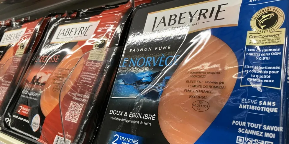 Smoked salmon adorns most French dinner tables at the end of the year, making it a high-stakes time of year for brands such as Labeyrie.