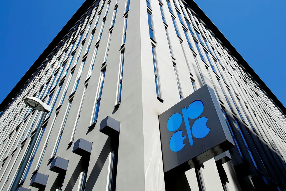 New measures: output cuts take effect from 1 May from Opec and non-Opec producers, known as Opec+