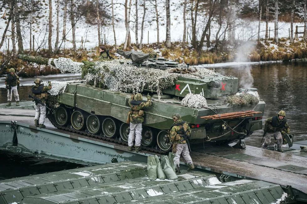 Ingeniørbataljonen i Brigade Nord under den store Nato-øvelsen Trident Juncture 2018.