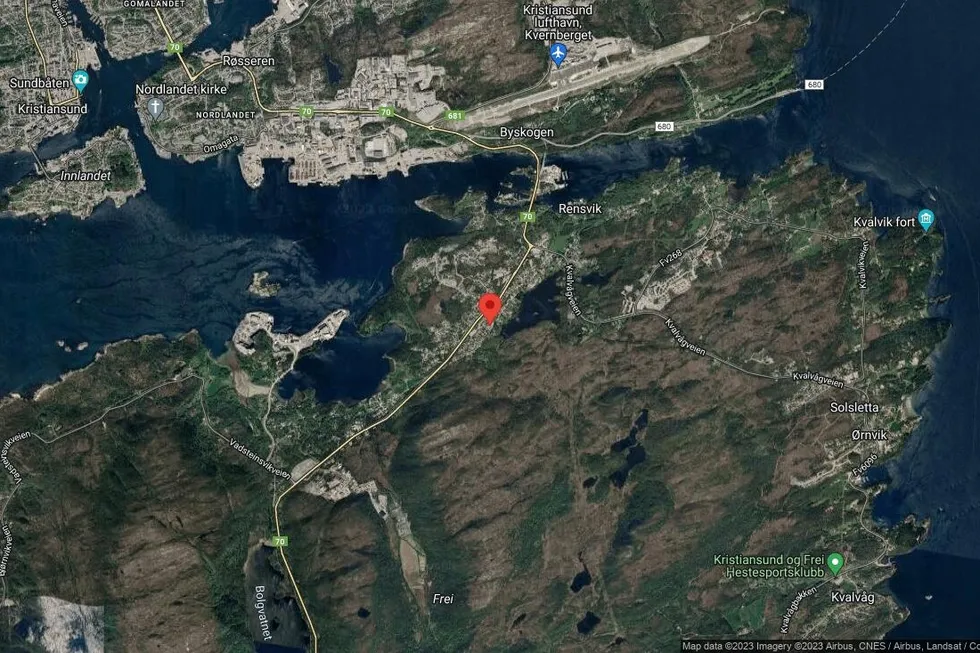 Området rundt Skolevegen 12D, Kristiansund, Møre og Romsdal