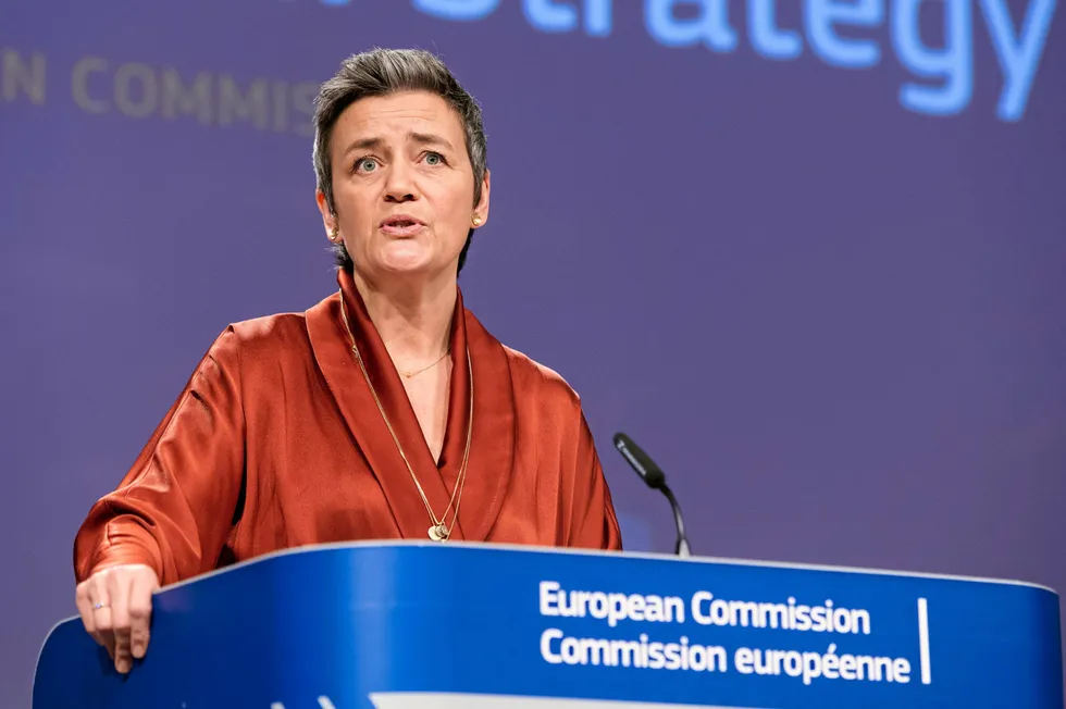 Margrethe Vestager, the European Commission's executive vice-president in charge of competition policy.