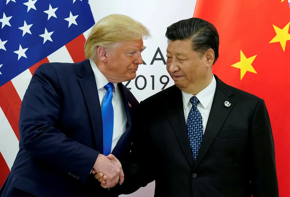Handelsavtalen som Kina og USA ble enige om sist fredag, bør ikke gi for store forhåpninger, skriver artikkelforfatteren. President Donald Trump møter her Kinas president Xi Jinping på G20-møtet i Osaka i Japan i sommer.