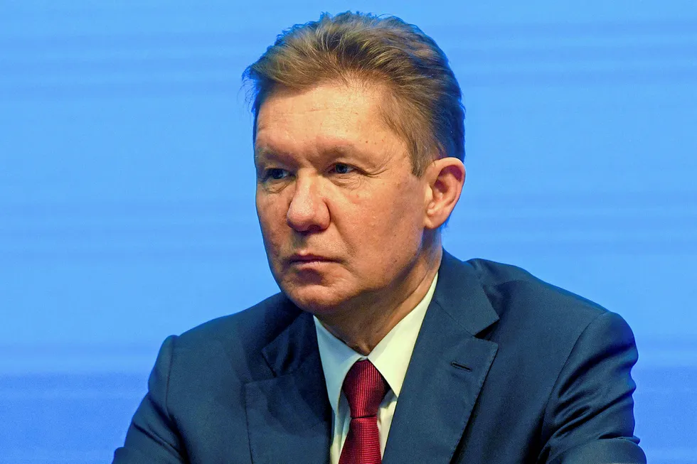 Visit: Gazprom executive chairman Alexei Miller