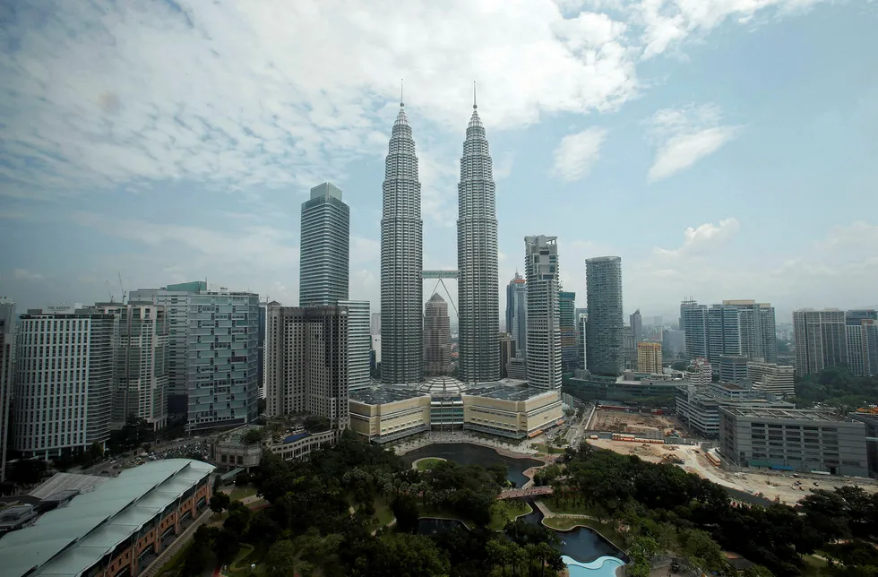 Landmark: Petronas Twin Towers in Kuala Lumpur