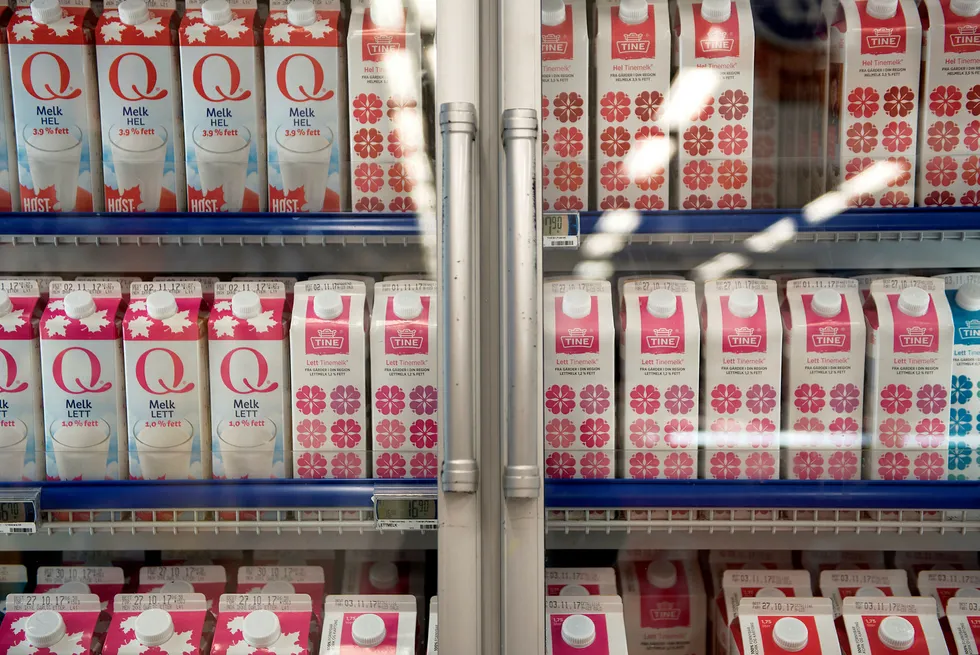 Q-meieriene frykter stor overproduksjon av melk. Foto: Hanna Kristin Hjardar/NTB scanpix