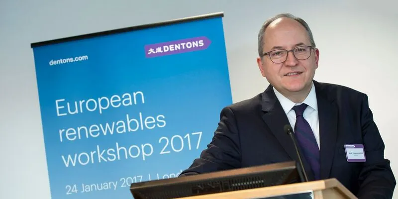 Arek Krasnodębski, Head of the Energy practice in Europe for Dentons at its European Renewables Workshop 2017