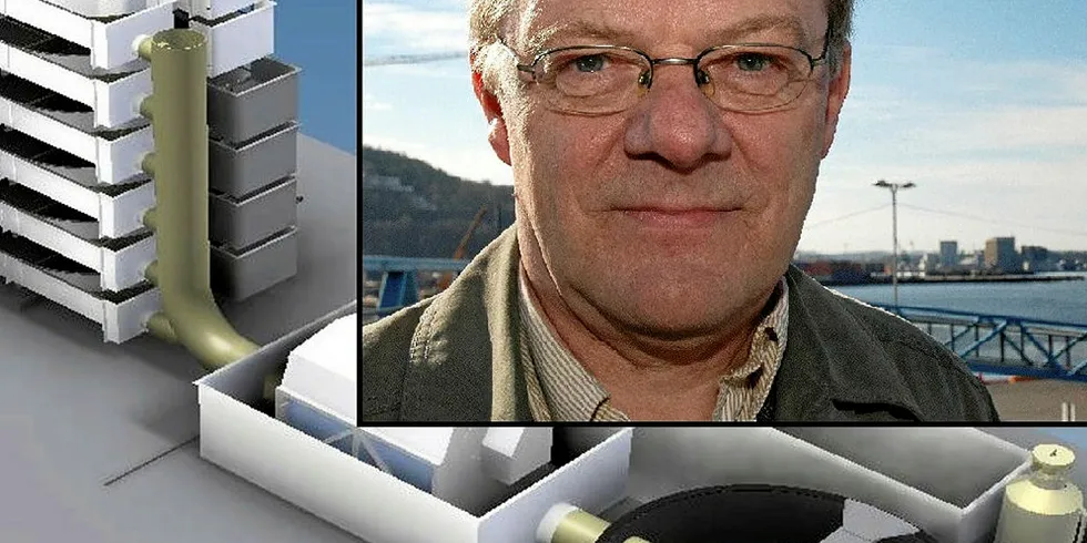 NYTT ANLEGG GODKJENT: Torbjørn Trondsen er professor i markedsføring ved Fiskerihøyskolen i Tromsø. Han satser nå med testanlegg for smoltproduksjon i Tromsø.