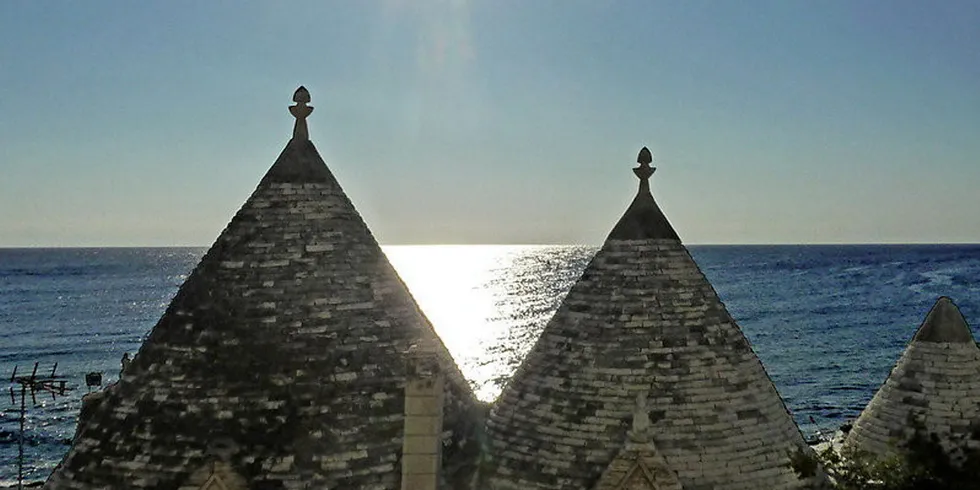 A view of the Ionian from Calabria.