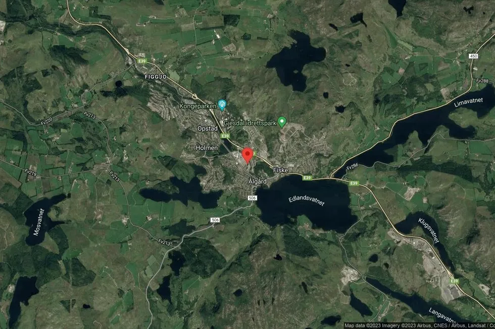 Området rundt Ole Nielsens vei 15, Gjesdal, Rogaland