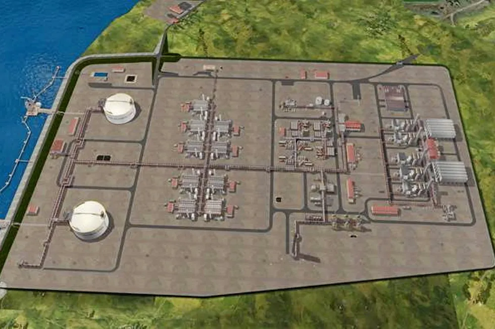 Artist's impression: Venture Global's Plaquemines facility was sanctioned in March 2023.