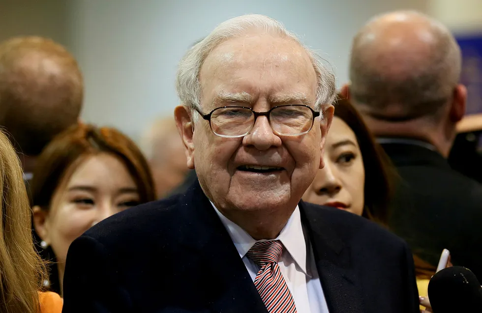 Berkshire Hathaways konsernsjef og sjefsforvalter Warren Buffett har fått legendestatus i USA og utenfor. Nå skal han på sin årlige lunsj i New York med den som var villig til å betale mest for å møte han. Arkivbilde. Foto: Rick Wilking/Reuters/NTB Scanpix.