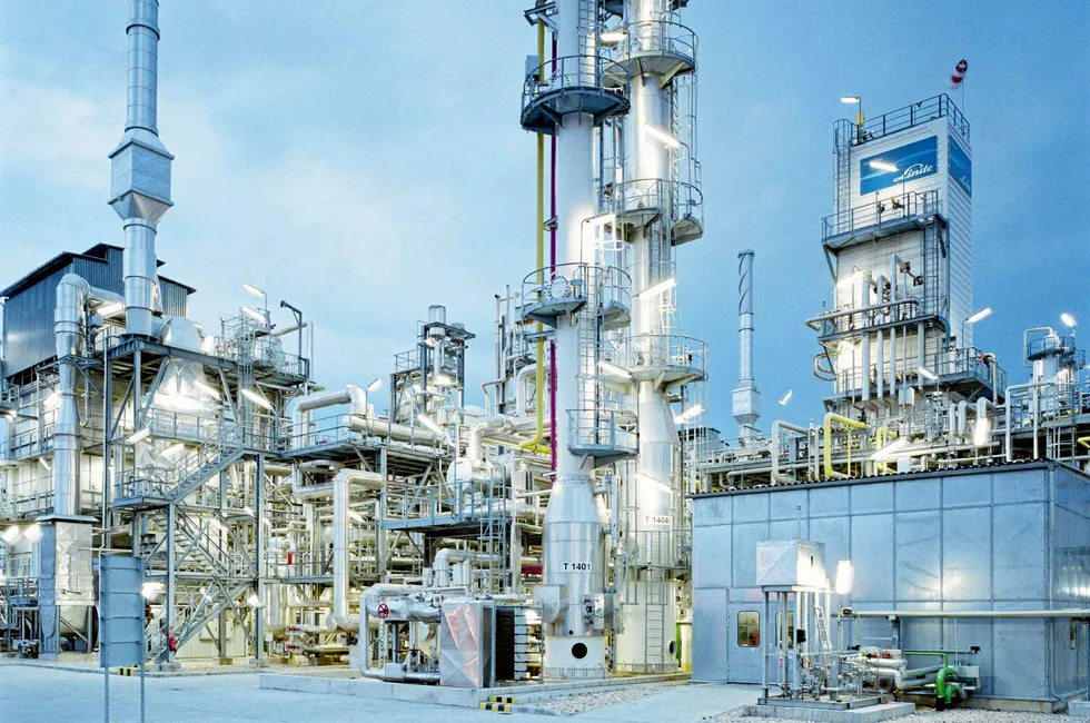 A Linde-built steam methane reforming plant in Hungary.