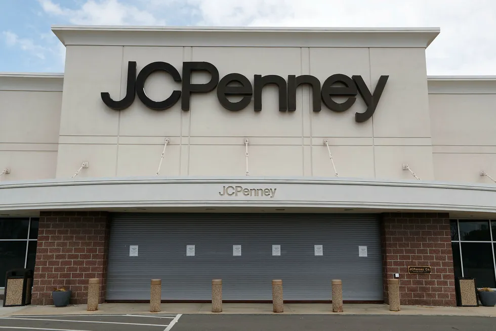 En stengt JC Penney-butikk i Roseville i Michigan.