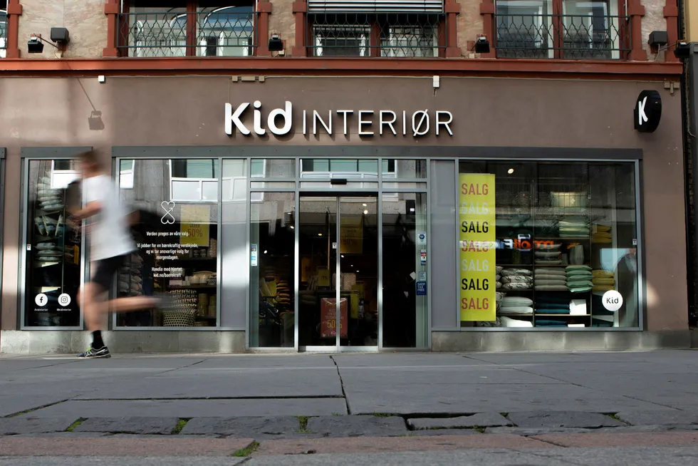Kid la torsdag frem sine regnskapstall for andre kvartal. Bildet viser Kid-butikken i Torggata i Oslo i juli.