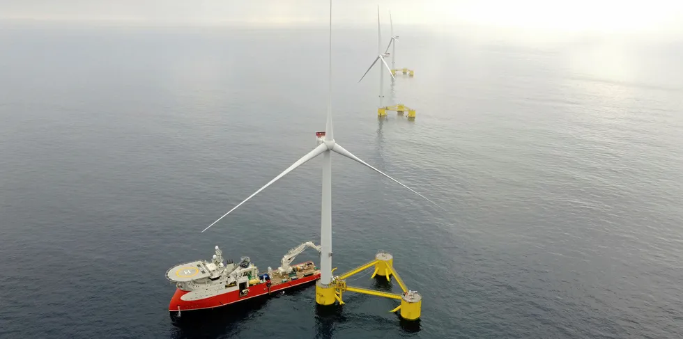 WindPlus' WindFloat Atlantic floating wind array off Portugal