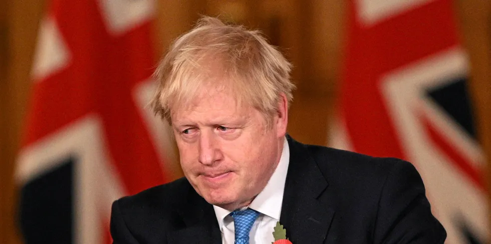 UK Prime Minister Boris Johnson.