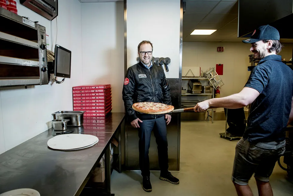 Peppes-sjef Espen Hoff er klar for å åpne 50 nye take-away-restauranter. Foto: Gorm K. Gaare