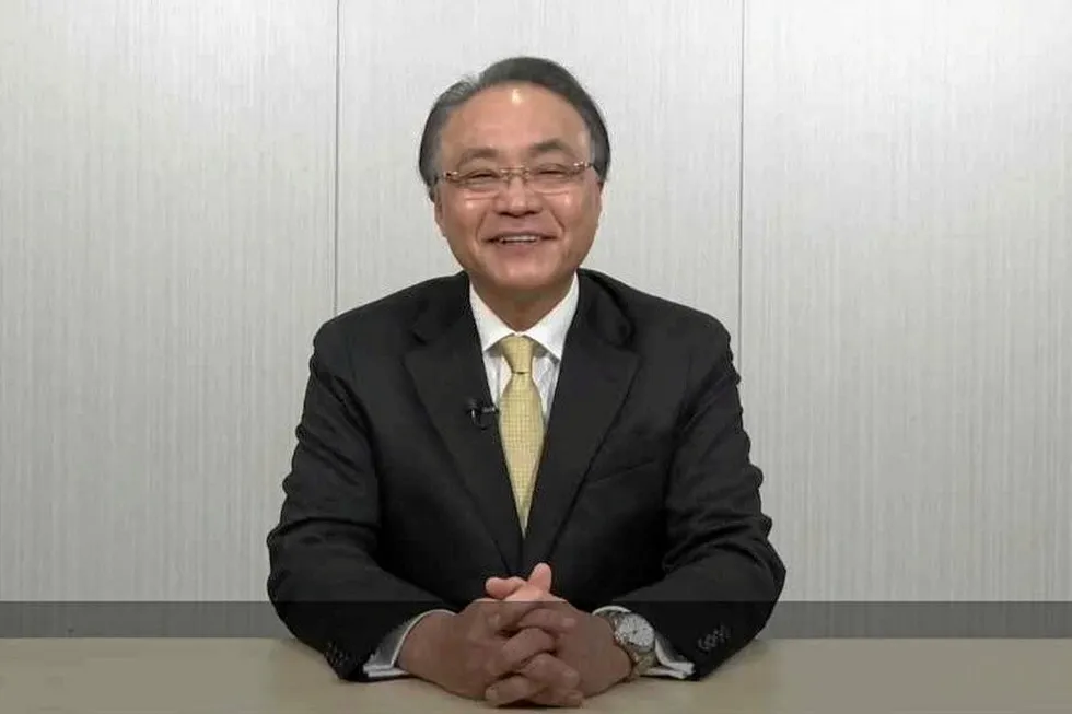 Decisions: JX Nippon Oil & Gas Exploration chief executive Toshiya Nakahara.