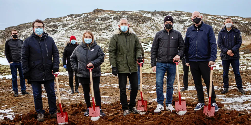 Last November, the ground was broken, and during April, the walls are being raised.