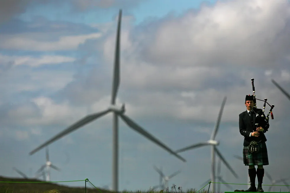 The 539MW Whitelee wind farm near Glasgow, where the Whitelee Green Hydrogen project will be built.