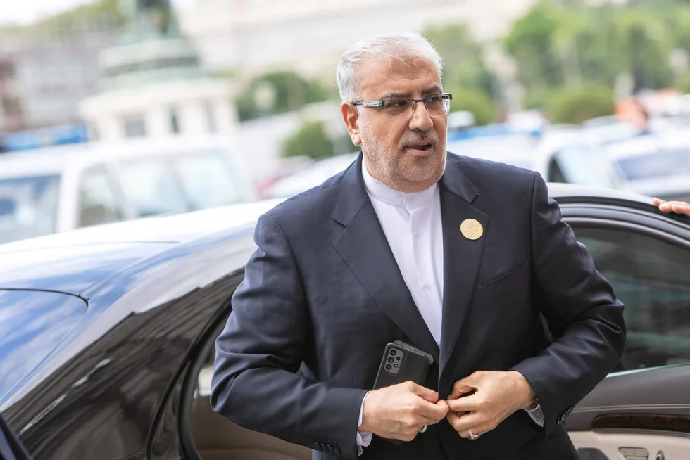 Gas field dispute: Iran’s Minister of Petroleum Javad Owji.