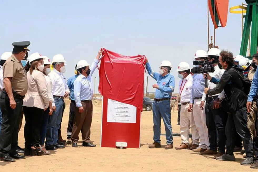 Milestone: ceremony to mark Petroperu resuming oil production in Peru