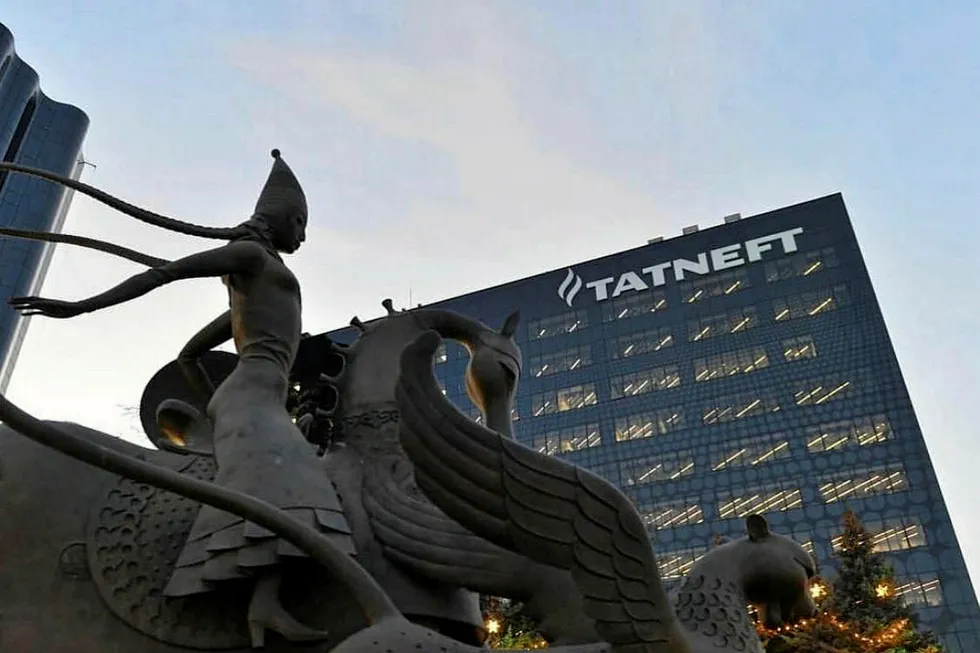 Results: the Tatneft headquarters in Almetyevsk, Tatarstan