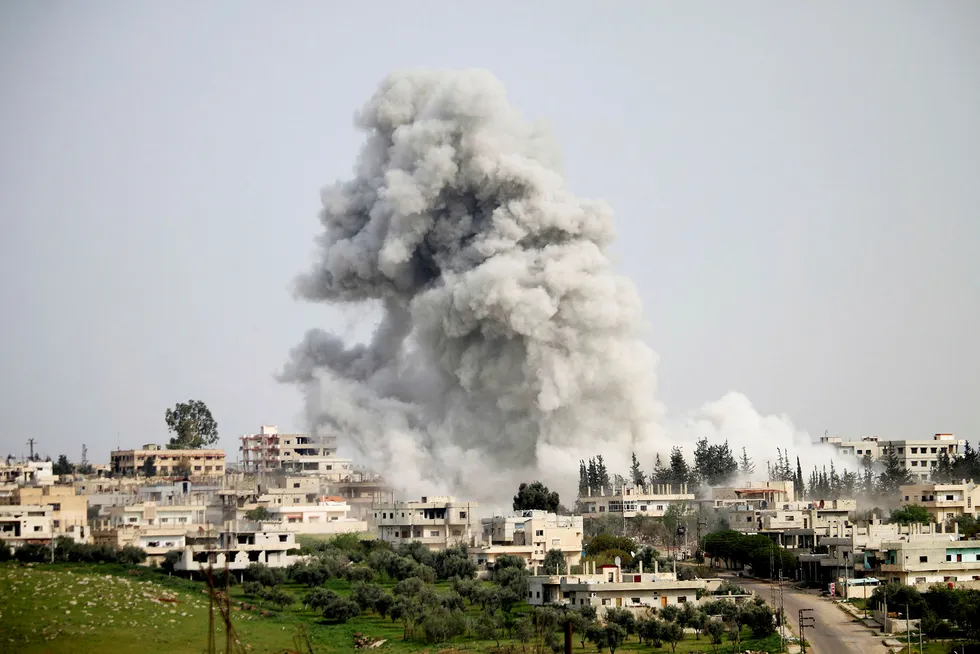 Nye runder med Syria-samtaler for å finne løsning. Foto: MOHAMAD ABAZEED/AFP/NTB scanpix