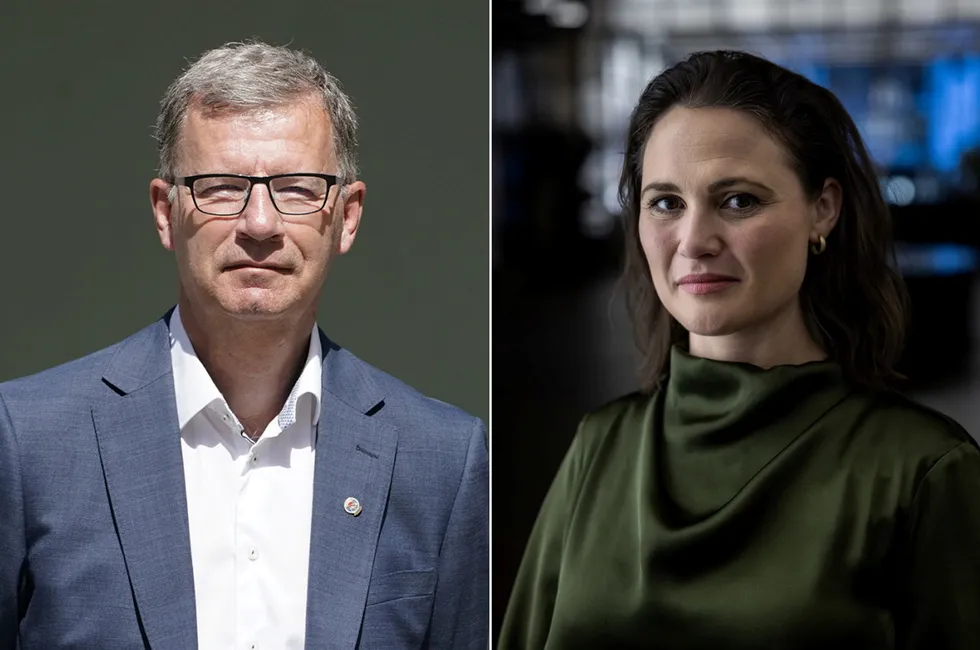 Kunnskapsminister Kari Nessa Nordtun og Robert Steen, lederen for skjermbrukutvalget og pappa til «Ibelin», har nøkkelroller i reguleringen av barns bruk av sosiale medier.