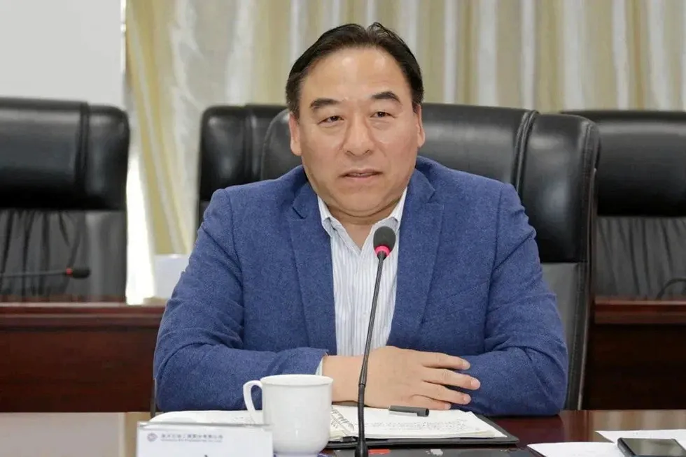 Leading figure: COOEC chairman Wang Zhangling.