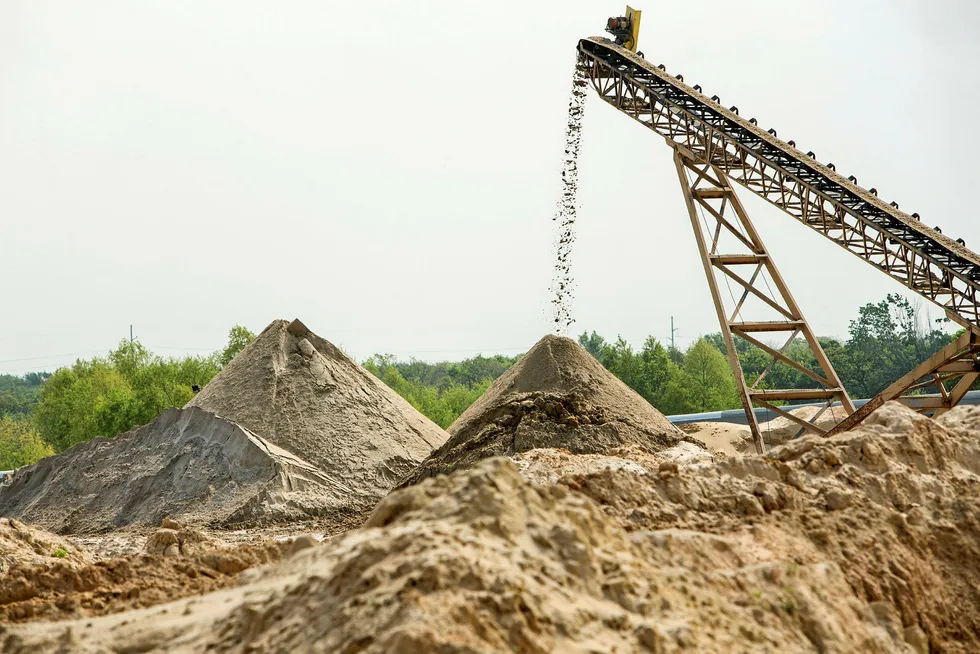 US Silica: sold a record 3.932 million tonnes of frack sand in the second quarter