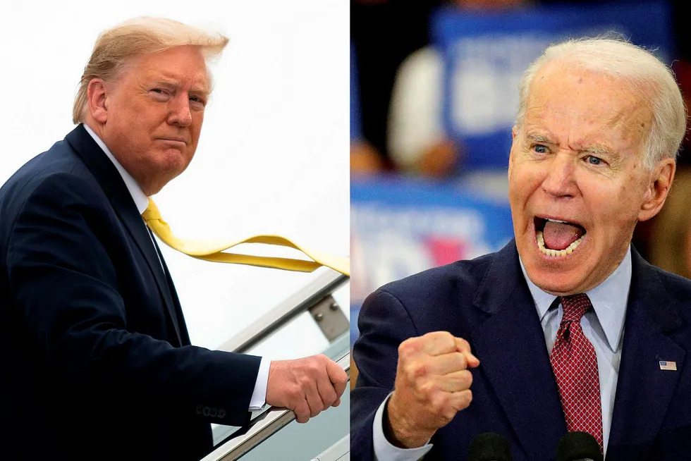 Jo Biden (77) og Donald Trump (73) kan sørge for en av særdeles uforutsigbar valgkamp